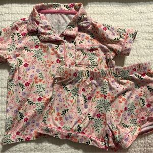 T Tahari Pink Floral Short Pajama Set